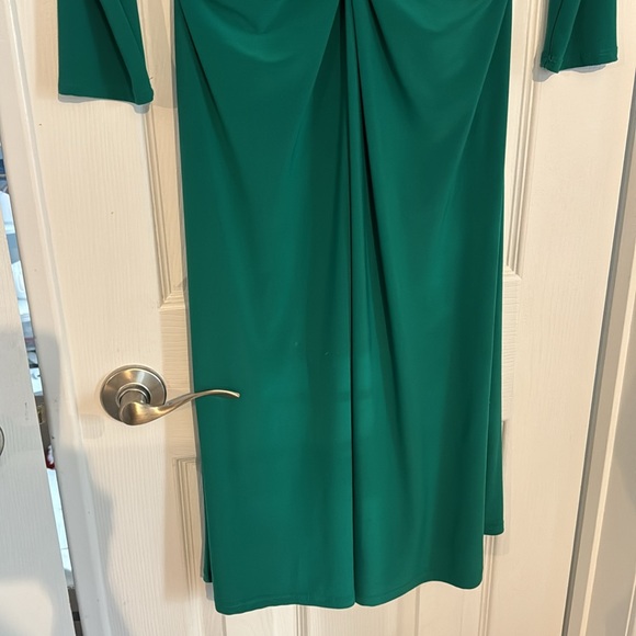 Green knit dress - Chaps - Picture 4 of 9